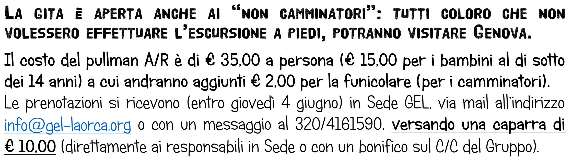 Genova costi